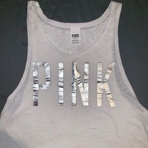 Victoria’s Secret Pink Tank top with Sequin Back